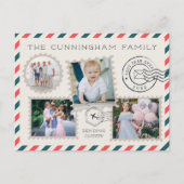 Carte postale Collage photo Air Mail Holiday (Devant)