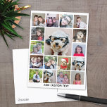 Carte Postale Collage photo avec 17 photos - peut modifier la co<br><div class="desc">Montage de photos — Utilisez votre photo ou vos photos préférées pour faire un souvenir amusant à partager avec vos amis. Cette grille moderne est un affichage unique et attrayant de vos photos. Ceci est mis en place pour être un fabricant de collage photo en ligne gratuit pour votre instagram...</div>