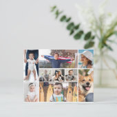 Carte Postale Collage photo de 9 images (Debout devant)