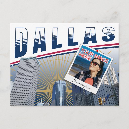 Carte Postale Collage photo de Dallas Texas (Devant)