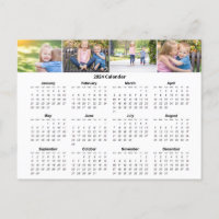 Collage photo de famille personnalisée Calendrier