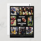 Carte Postale Collage photo de football (Devant / Derrière)