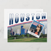 Carte Postale Collage photo de Houston Texas (Devant / Derrière)