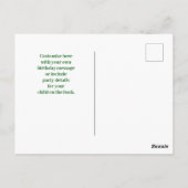 Carte Postale Collage photo de joyeux anniversaire personnalisé (Dos)