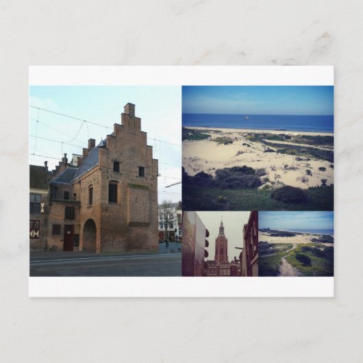 Carte Postale Collage photo de La Haye 2 (Devant)