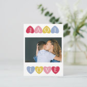 Carte Postale Collage photo de la Saint Valentin sur mesure (Debout devant)