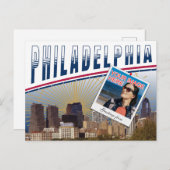 Carte Postale Collage photo de Philadelphie Pennsylvanie (Devant / Derrière)