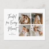 Carte Postale Collage photo de Thanksgiving minimaliste (Devant)