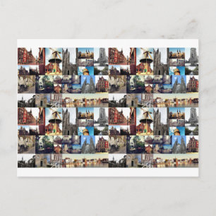 Carte Postale Collage photo Delft 6