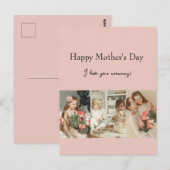 Carte Postale Collage photo et message - Cadeau personnalisé | (Devant / Derrière)