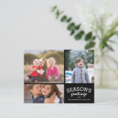 Carte postale Collage photo Joyeuses Fêtes 3 (Debout devant)