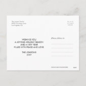 Carte postale Collage photo Joyeuses Fêtes 3 (Dos)