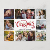 Carte postale Collage photo Joyeux Noël (Devant)