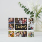 Carte postale Collage photo Joyeux Noël (Debout devant)