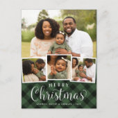 Carte postale Collage photo Joyeux Plaid (Devant)