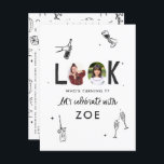 Carte Postale Collage photo moderne amusant à la main Anniversai<br><div class="desc">Célébrez avec style cette invitation d'anniversaire moderne avec une typographie audacieuse, des doodles de fête dessinés à la main et des accents de collage photo. Personnalisez avec vos propres photos, nom, âge et détails de fête pour créer un invitation unique qui saisit parfaitement le plaisir de l'occasion. Idéal pour les...</div>