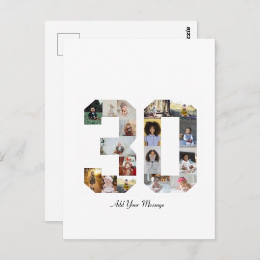 Carte Postale Collage photo numéro 30 (Devant / Derrière)