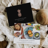Collage photo promotionnel de l'ananas en or Rose