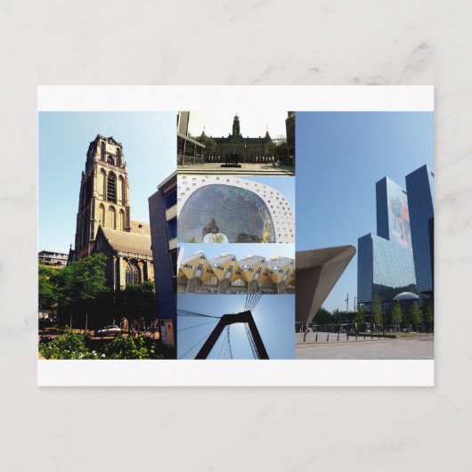 Carte Postale Collage photo Rotterdam 1 (Devant)