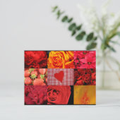 Carte Postale Collage photo rouge (Debout devant)