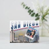 Carte Postale Collage photo San Diego California (Debout devant)
