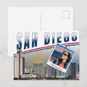Carte Postale Collage photo San Diego California (Devant / Derrière)