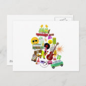 Carte Postale Collage rétroactif super (Devant / Derrière)