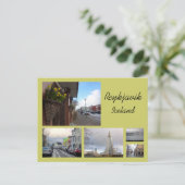 Carte Postale Collage Reykjavik (Debout devant)