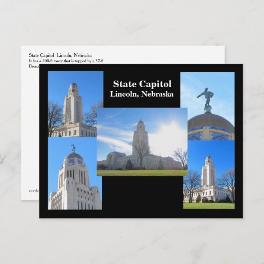 Carte postale Collage State Capitol 2012 #20 (Devant / Derrière)