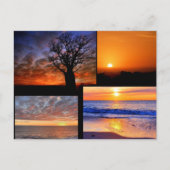 Carte postale Collage Sunset (Devant)
