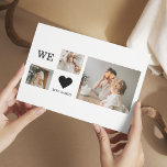 Carte Postale Collage tendance Photo & We Love You Daddy Cadeau<br><div class="desc">Montrez à votre père combien vous vous souciez de ce cadeau chaleureux "We Love You Daddy". Le cadeau peut prendre plusieurs formes, comme une tasse personnalisée, un cadre photo ou même un t-shirt. Le message "We Love You Daddy" est un moyen simple mais puissant d'express de votre amour et de...</div>