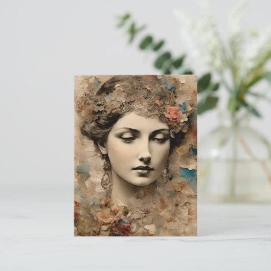 Carte postale Collage vintage (Debout devant)