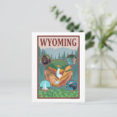 Carte Postale Collage Wyoming (Debout devant)