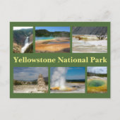 Carte Postale Collage Yellowstone 2 (Devant)