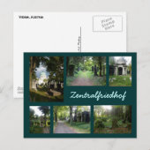 Carte Postale Collage Zentralfriedhof (Devant / Derrière)