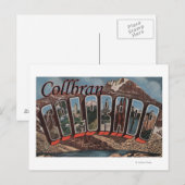 Carte Postale Collbran, Colorado - Scènes de grandes lettres (Devant / Derrière)