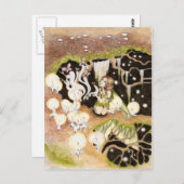 Carte postale collectable "de sagesse de Shamanic" (Devant / Derrière)