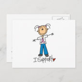 Carte Postale Collecte de fonds I Support (Devant / Derrière)