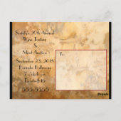 Carte Postale Collecte de fonds pour la dégustation de vin (Dos)