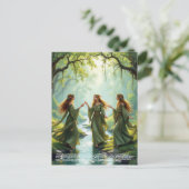 Carte Postale Collecte d'elf (Debout devant)