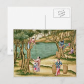 Carte Postale Collecte des mûres (Devant / Derrière)