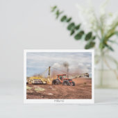 Carte Postale Collecte d'un livre (Debout devant)