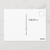 Carte Postale Collecte photo des diplômés modernes Enregistrer l (Dos)