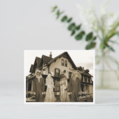 Carte Postale Collecte sociale (Debout devant)