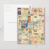 Carte Postale Collecter le courrier aérien (Devant / Derrière)