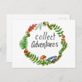 Carte postale Collecter les aventures (Devant / Derrière)