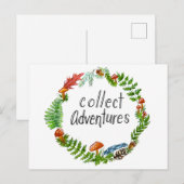 Carte postale Collecter les aventures (Devant / Derrière)
