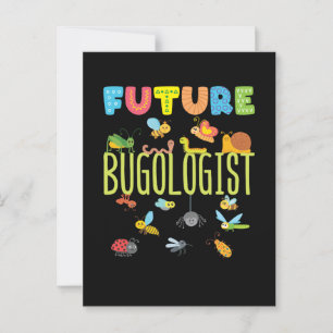 Carte Postale Collecteur d'insectes bugs futur Bugologist