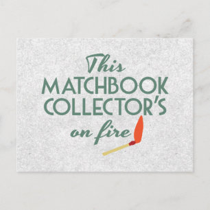Carte Postale Collecteur Matchbook