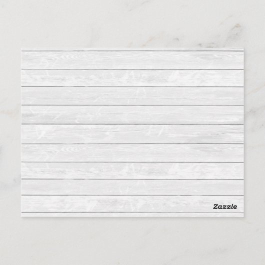 Carte Postale Collection agricole | Rustic Holiday Recette Card (Dos)